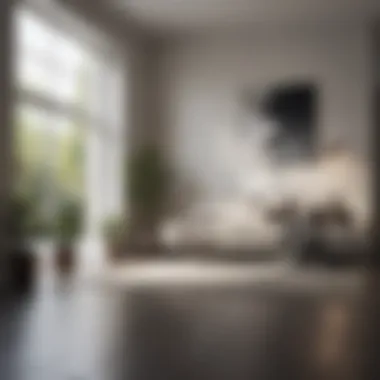 The Beauty of Minimalism A serene room with minimal furnishings reflecting calmness
