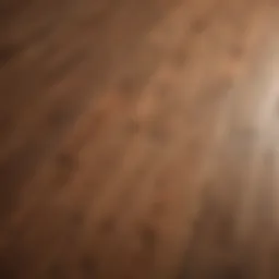 Elegant wooden flooring showcasing a rich grain pattern
