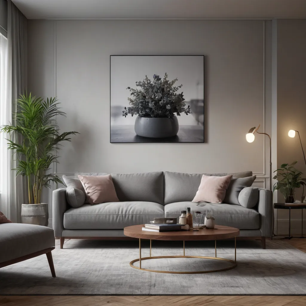 The Aesthetic Appeal of a Grey Couch in Living Rooms